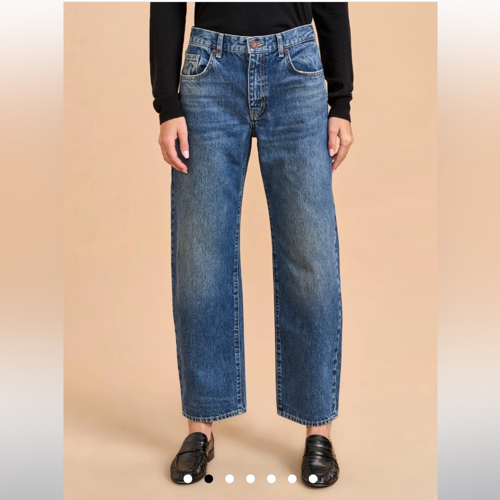 La Ligne Marilyn Mid arise Barrel Jean (14 in waist)